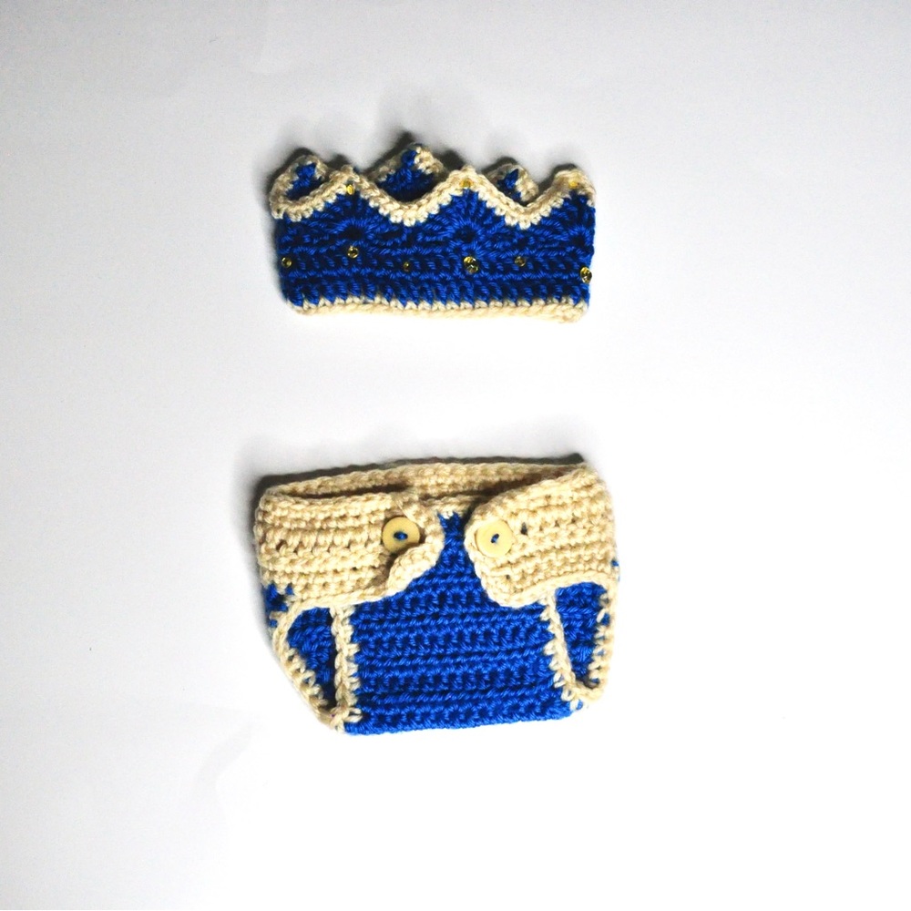 Newborn baby King outfit